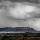 Feuer und Regen nahe dem Bryce Canyon