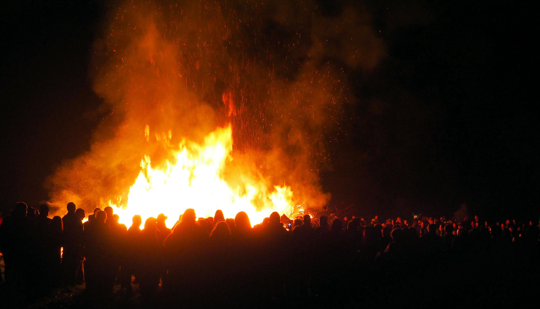 Feuer zur Walpurgisnacht....