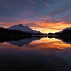 Feuerabend am Silsersee