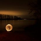 Feuerball am Rhein