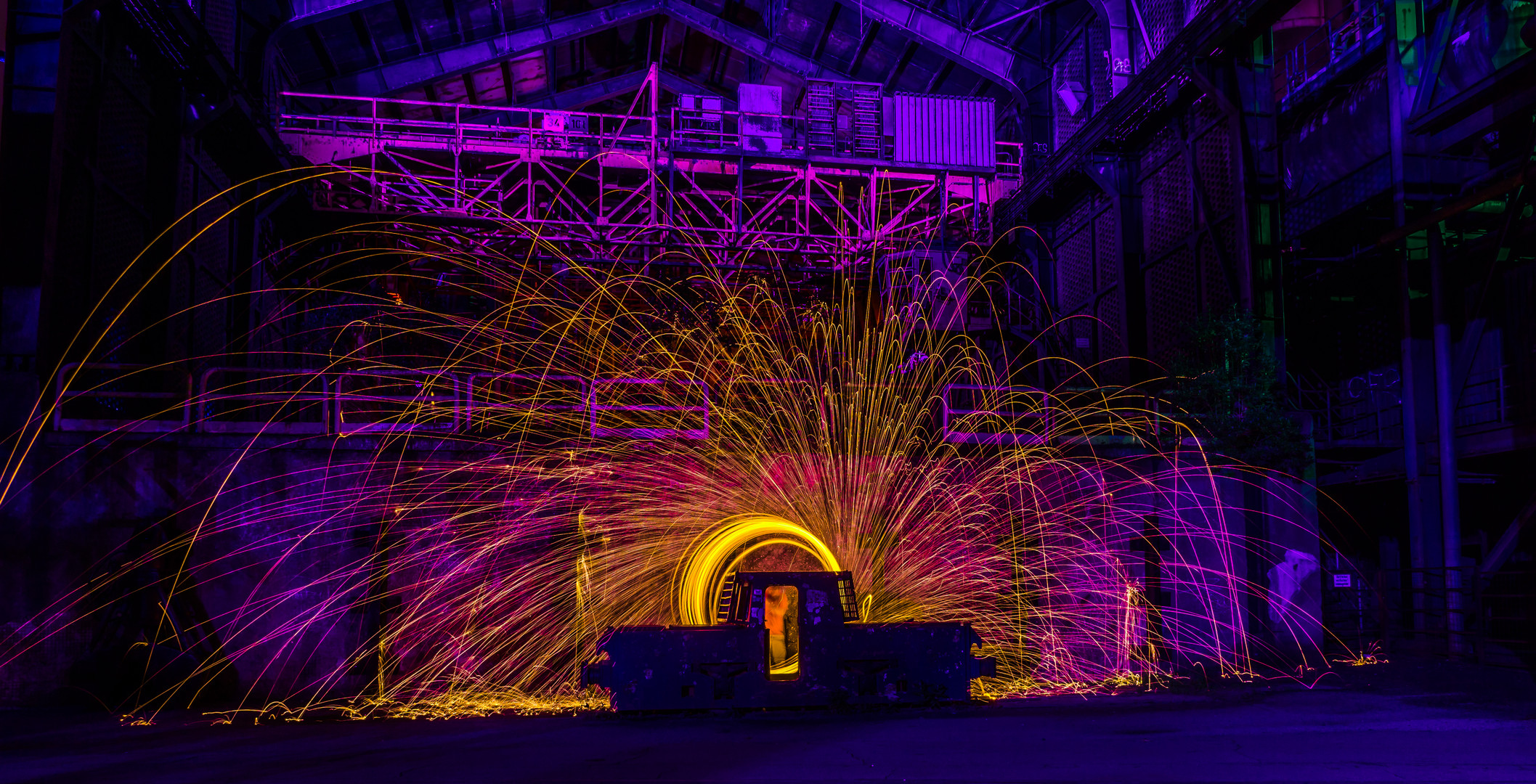 Feuerball Landschaftspark-Nord