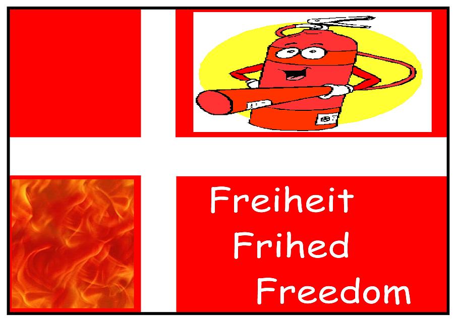 Feuerfeste Freiheits Fahne