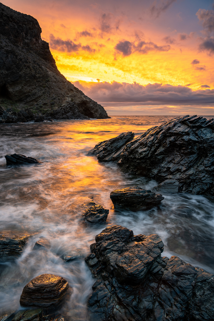 Feuerhimmel am Second Valley Beach