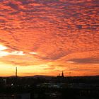 Feuerhimmel über Bayreuth