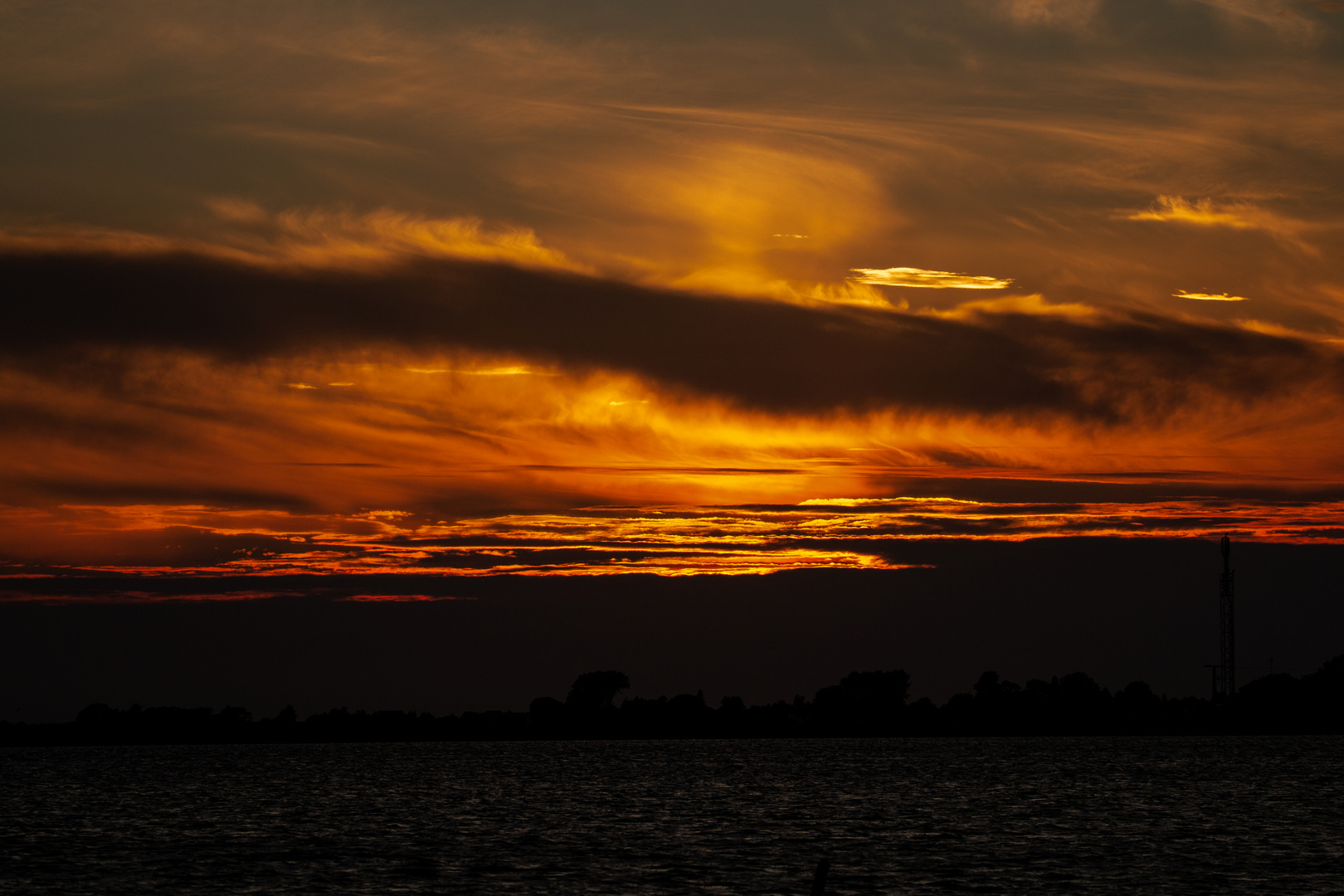 Feuerhimmel über Hiddensee