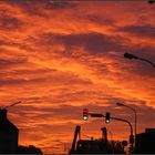 feuerhimmel über saarbrücken