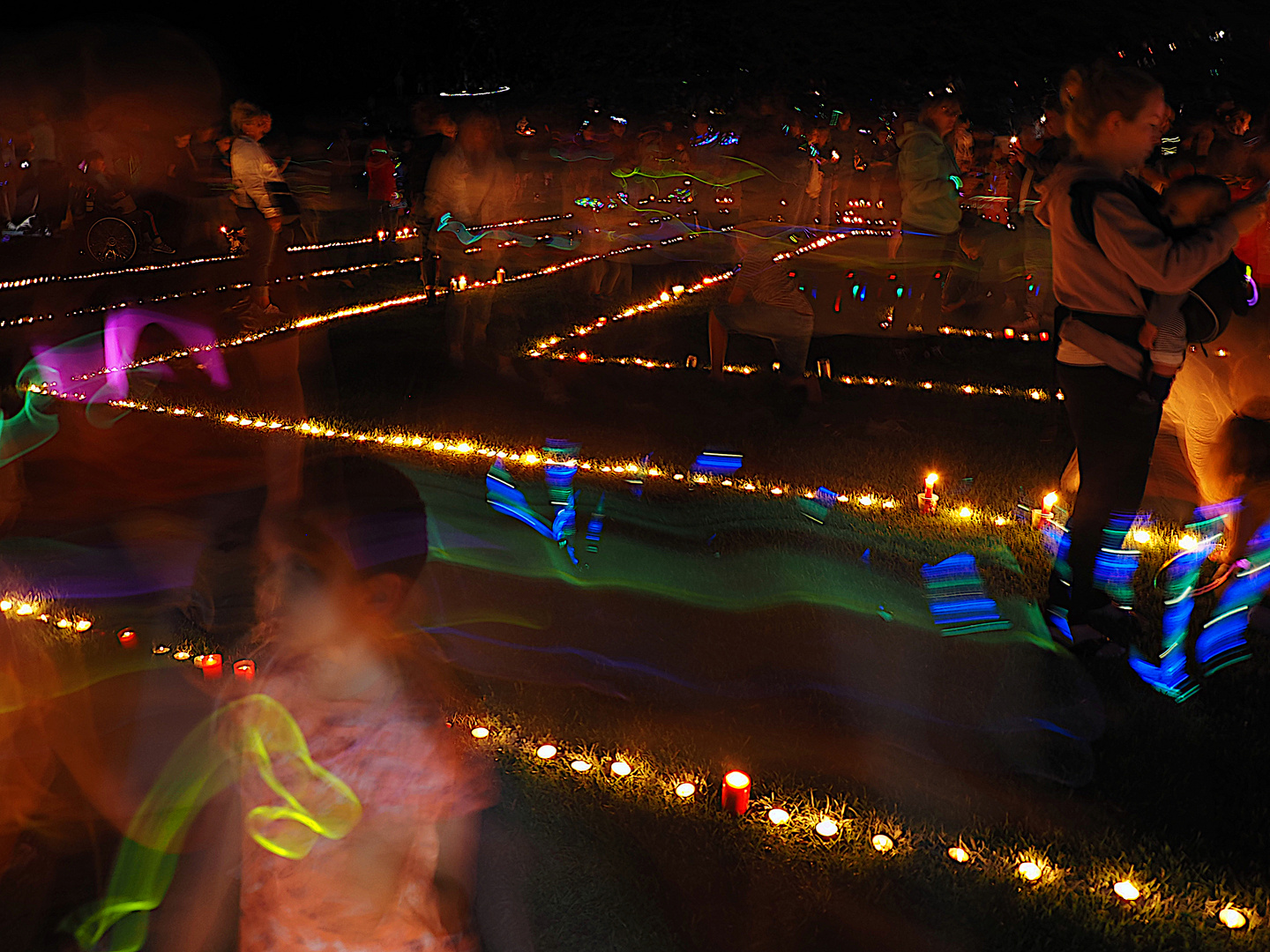 Feuerlabyrinth im Britzer Garten