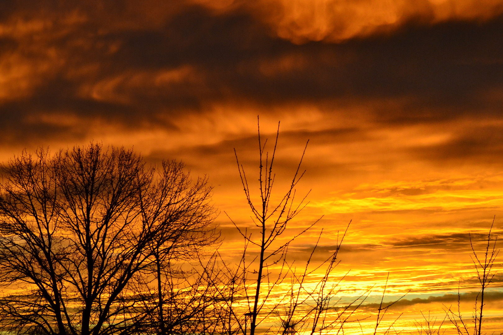 Feuerland Sonnenuntergang