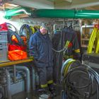 Feuerlöschboot - Technikräume im Boot unten - 5