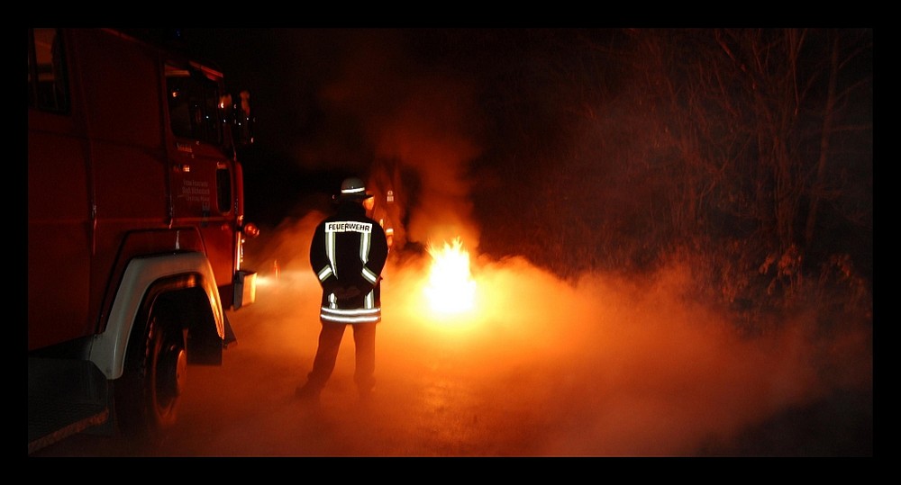 Feuerlöscherübung