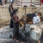 Feuermeister in Varanasi