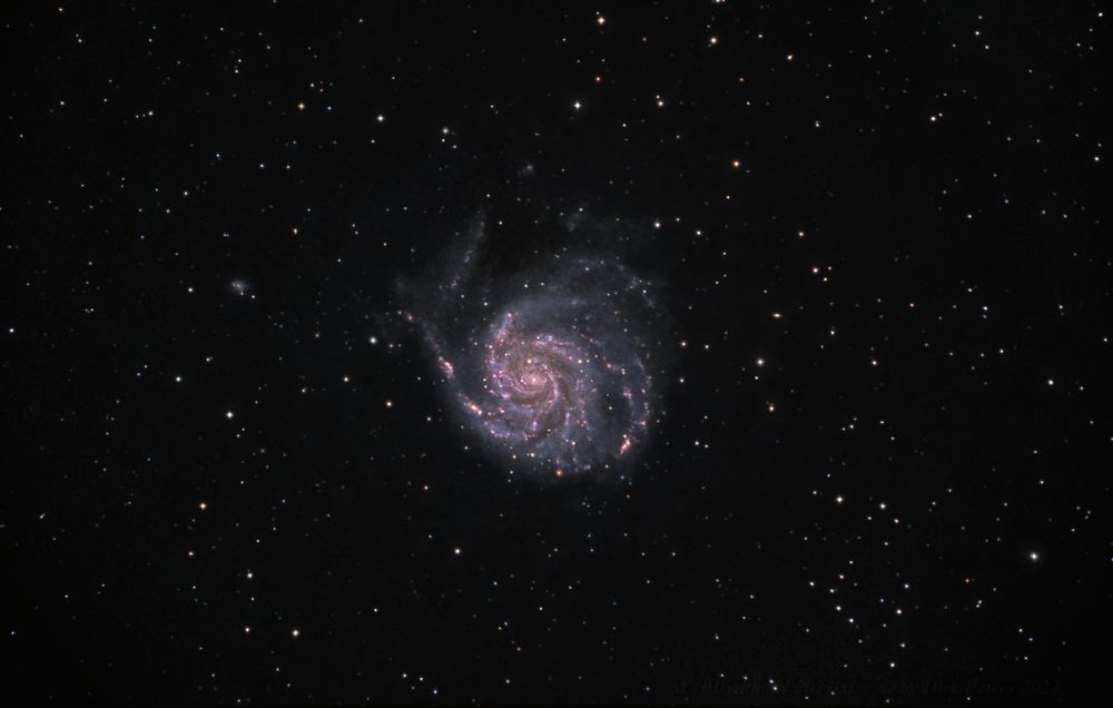   Feuerrad-Galaxie (M101) mit Supernova SN 2023ixf