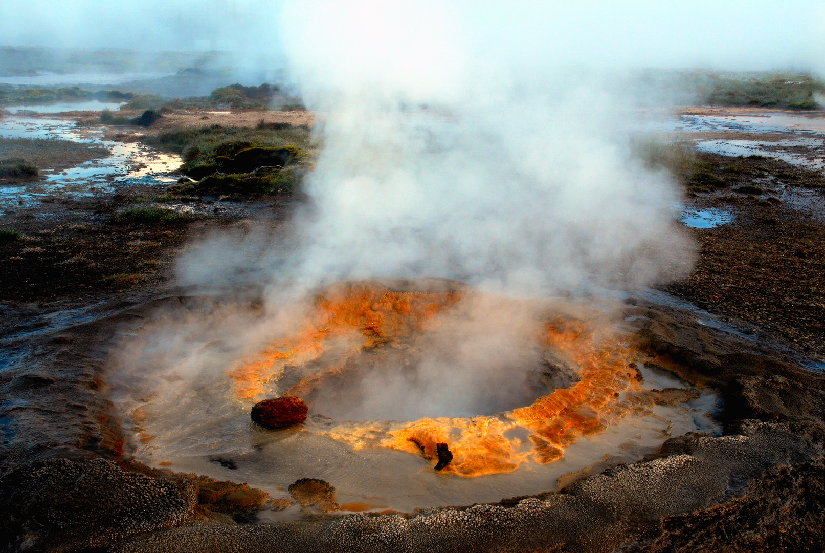 Feuerring auf Island