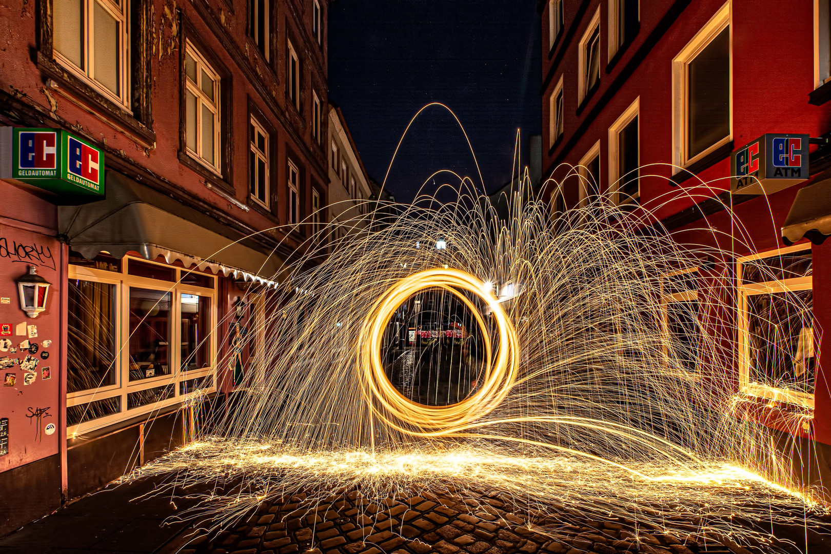 feuerring in der Herbertstraße 