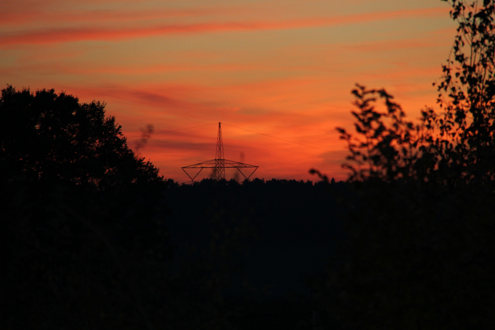 "Feuerroter Oktoberabend"