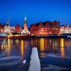 Feuerschiff Fehmarnbelt in der Untertrave, Lübeck