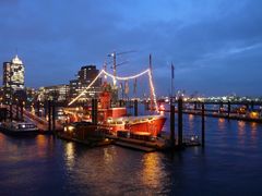 Feuerschiff im Hamburger Hafen