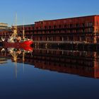 Feuerschiff im Morgenlicht