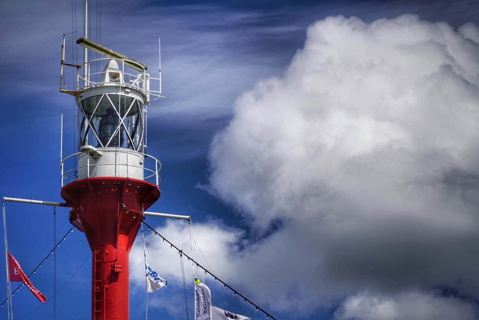 Feuerschiff "Riff" auf Borkum, Detailaufnahme