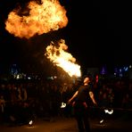 Feuerschlucker auf dem Tollwood