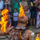 Feuerschlucker in Kandy (Sri Lanka)