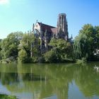 Feuersee mit Johanneskirche in Stuttgart