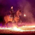 Feuershow auf der Equitana