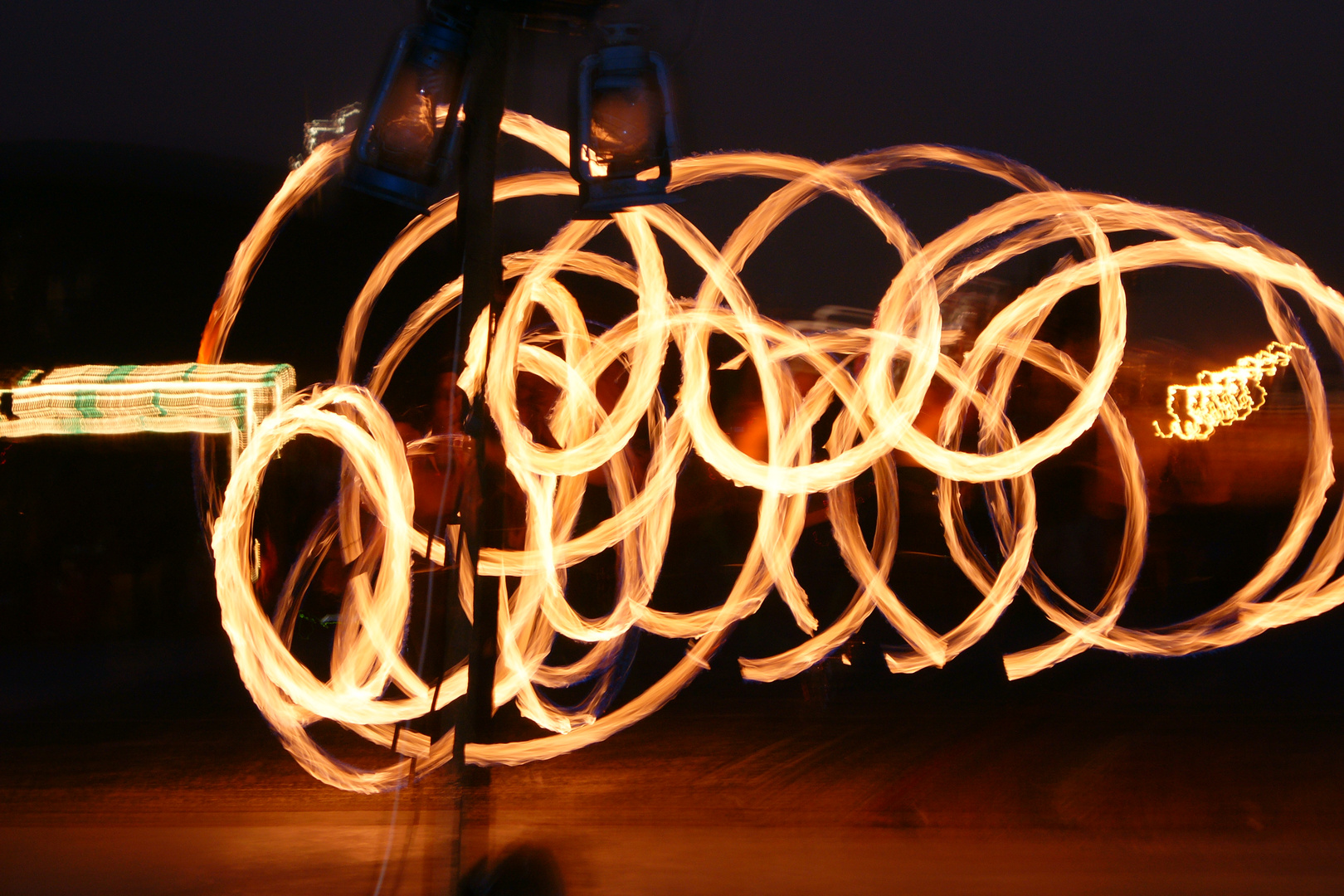 Feuershow Wüstensafari