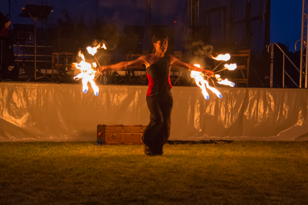 Feuershow zur Kulturnacht