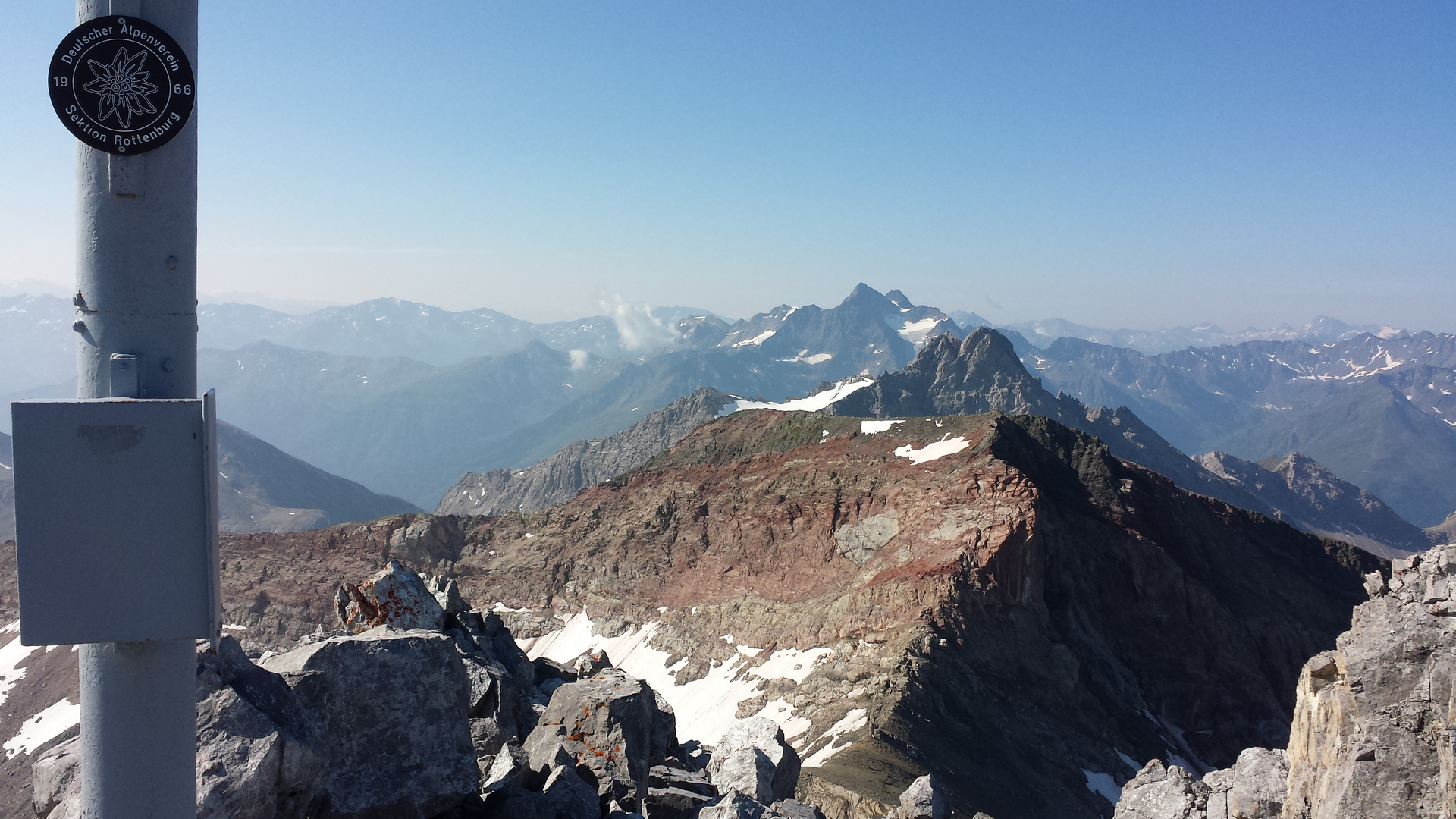 Feuerspitze; so gesehen von der Wetterspitze