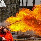 Feuerspucker im Freilicht Museum Kommern