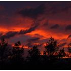 Feuersturm am Himmel