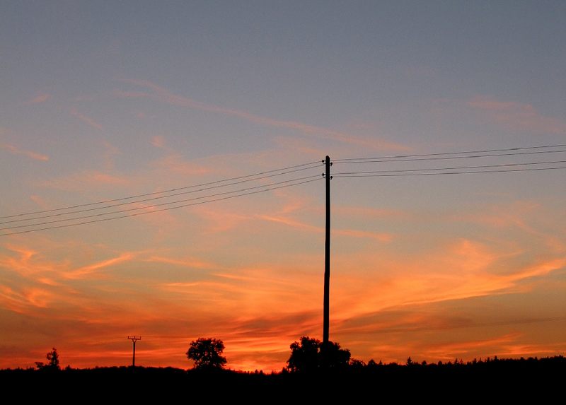 Feuersturm am Himmel von Petra Simonis