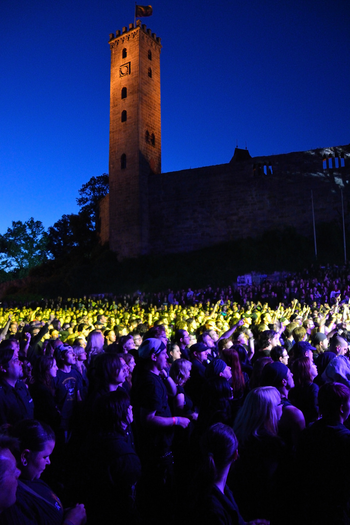 Feuertanz 2012 auf Burg Abenberg