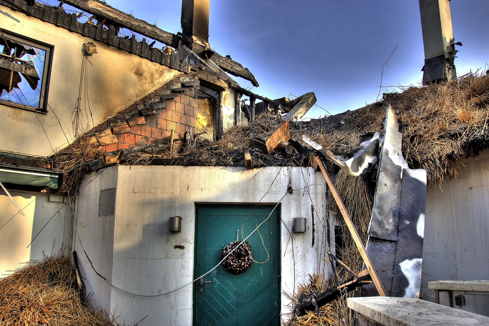 Feuerteufel nach seiner Arbeit