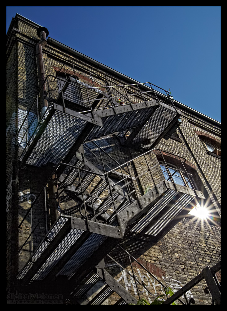 Feuertreppe in Kreuzberg