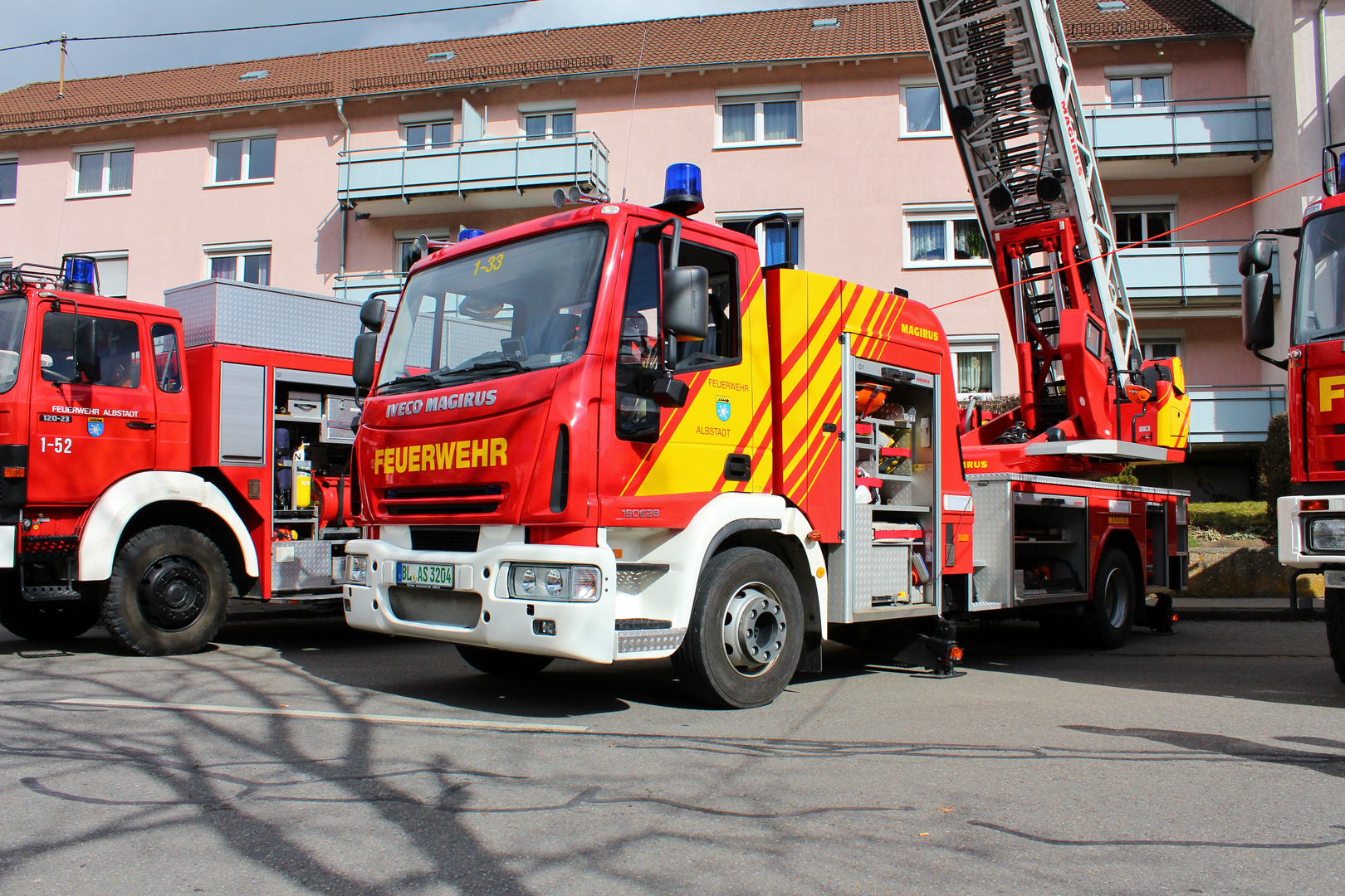 Feuerwehr auf dem Frühlingsfest in Albstadt!