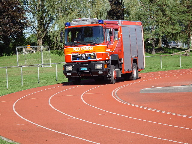 Feuerwehr auf der Aschenbahn