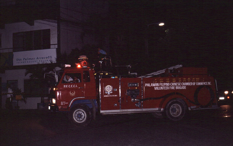 Feuerwehr auf Palawan