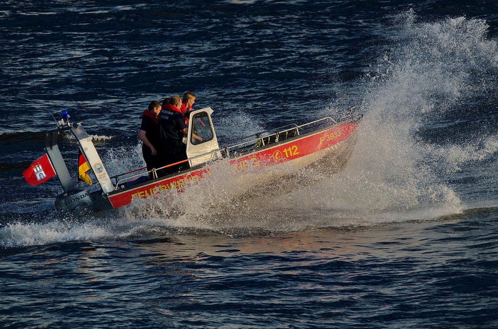 Feuerwehr auf Probefahrt