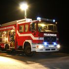 Feuerwehr bei Nacht