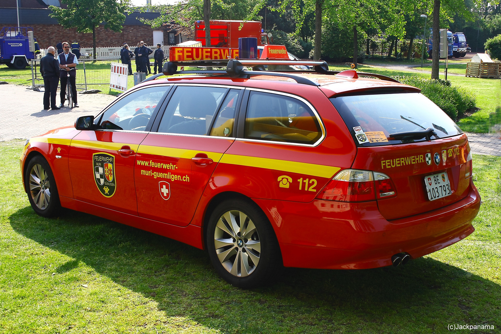 Feuerwehr-Besuch aus der Schweiz