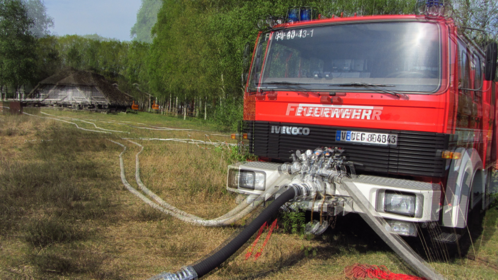 Feuerwehr im Einsatz (für 3D Polfilter Monitor/TV) 