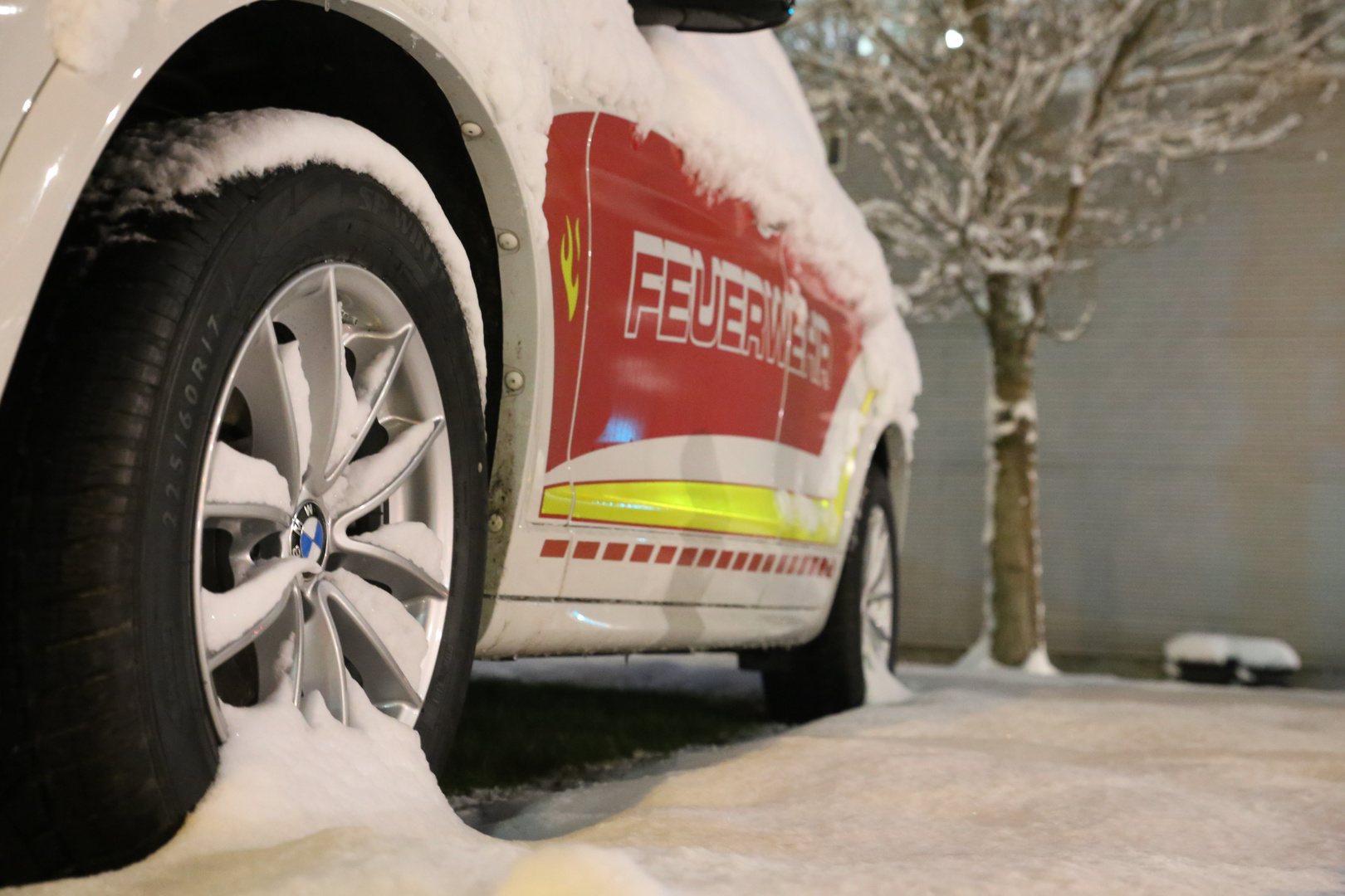 Feuerwehr im Schnee..