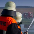 Feuerwehr in der Übung