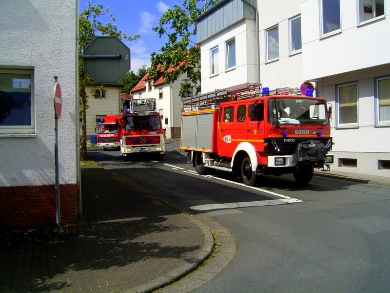 Feuerwehr in Einsatzfahrt