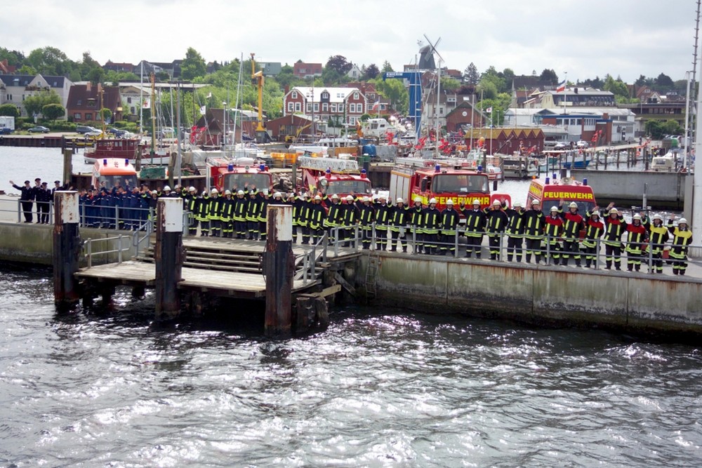 Feuerwehr Laboe am Hafen