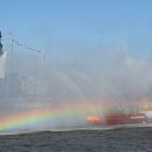 Feuerwehr mit Regenbogen