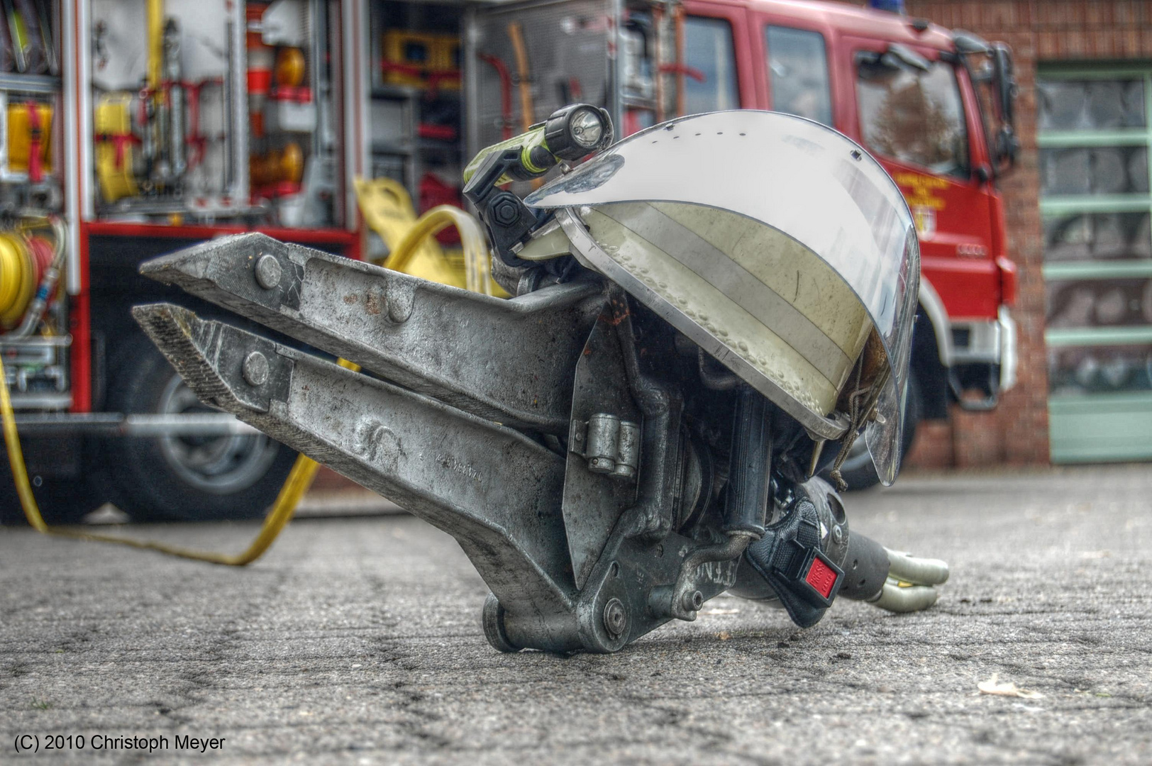 Feuerwehr nach der Arbeit