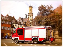 Feuerwehr Seitenansicht